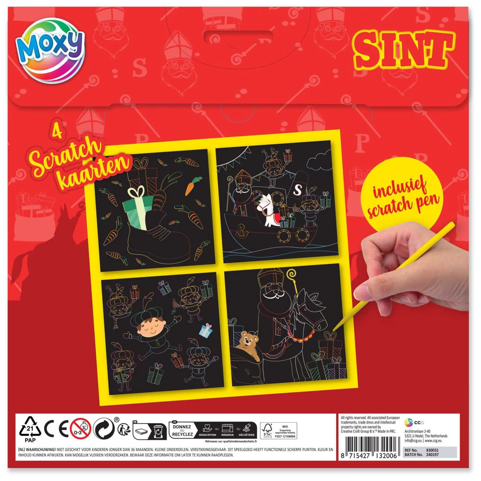 Scratch kaarten 4st.