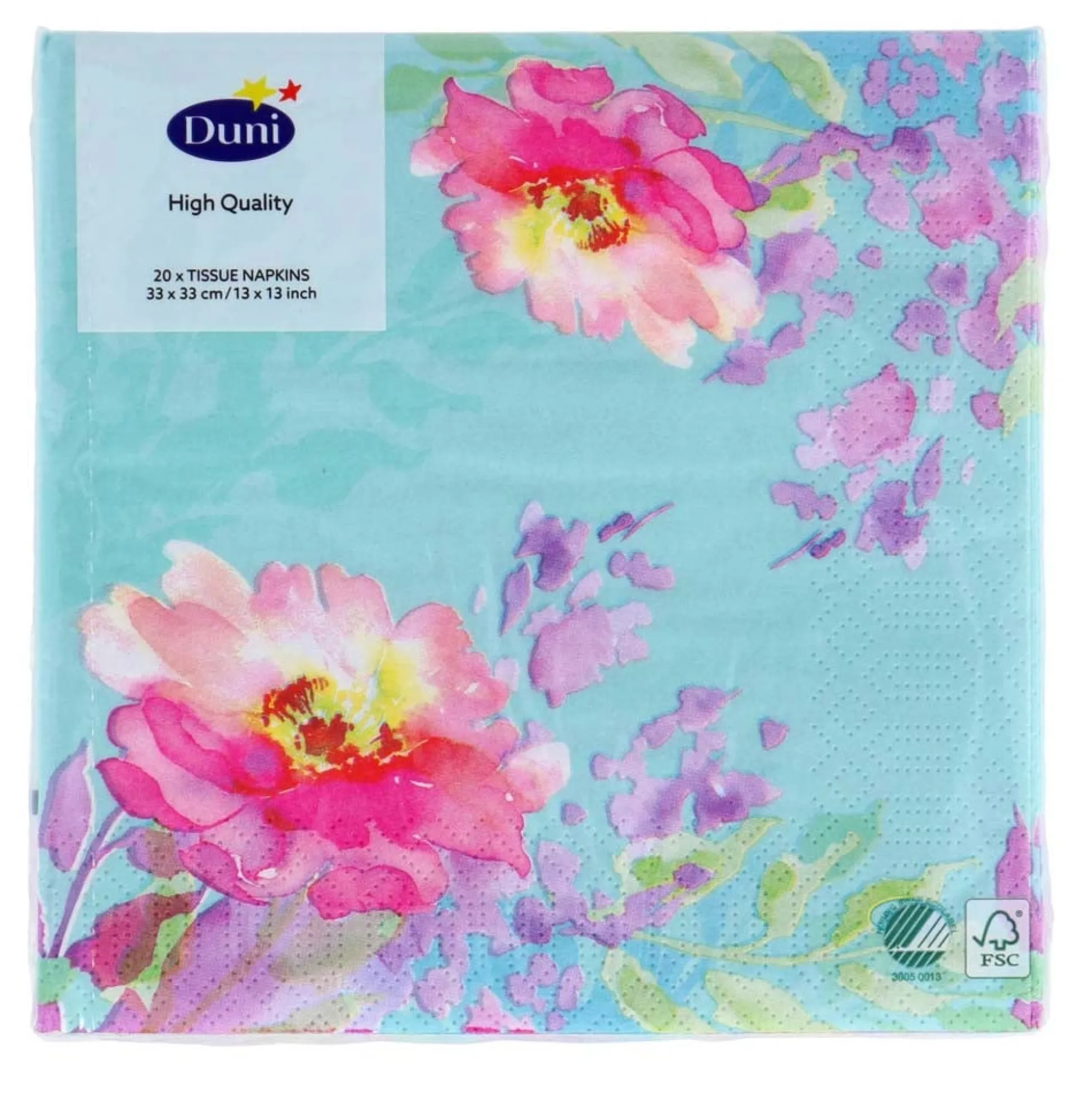 Servet 33 x 33 cm flowy floral 20st