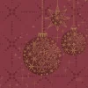 Servet 33 x 33 cm Gilded Bauble