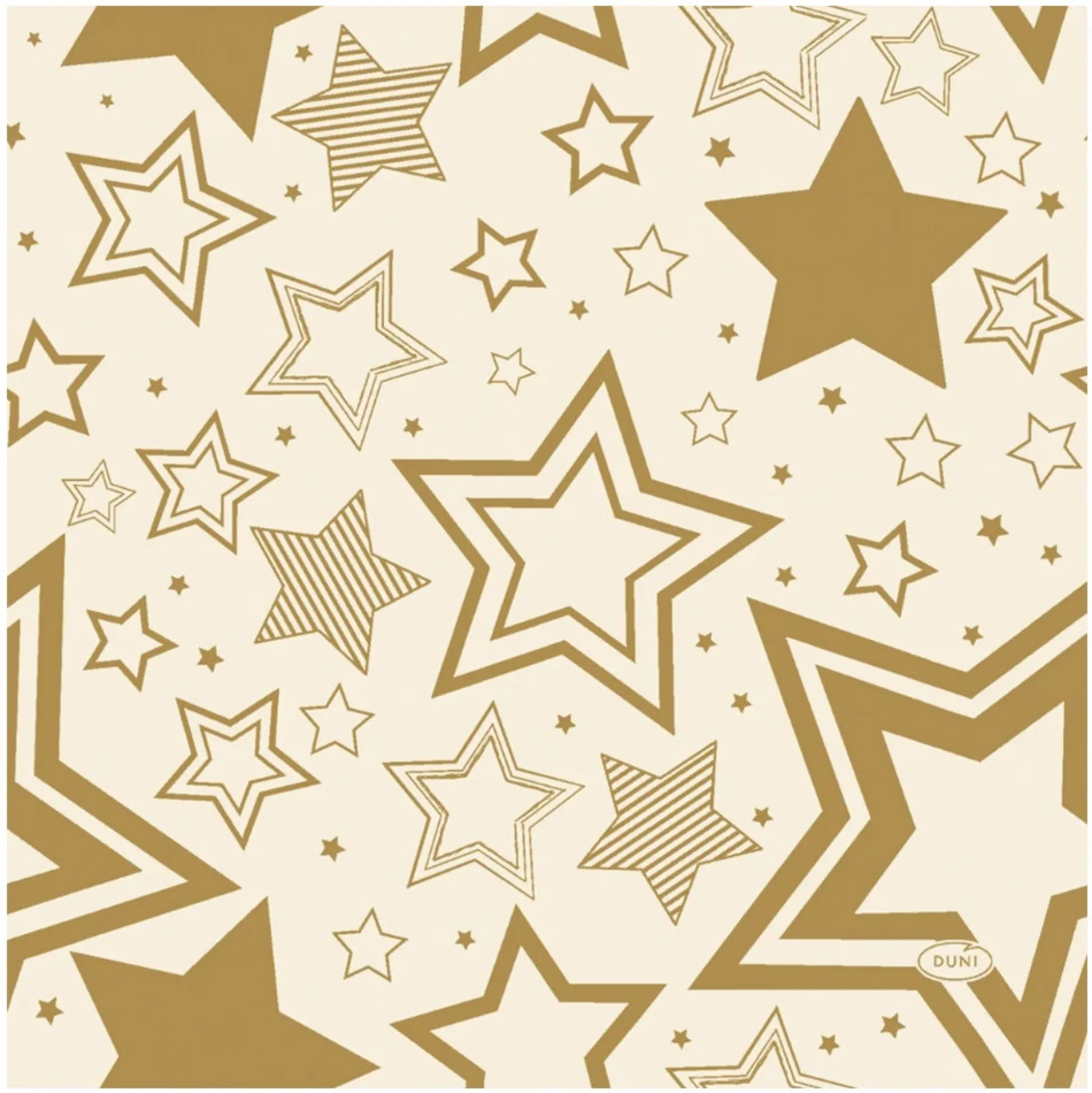 Servet 33 x 33 cm Holiday Star Cream