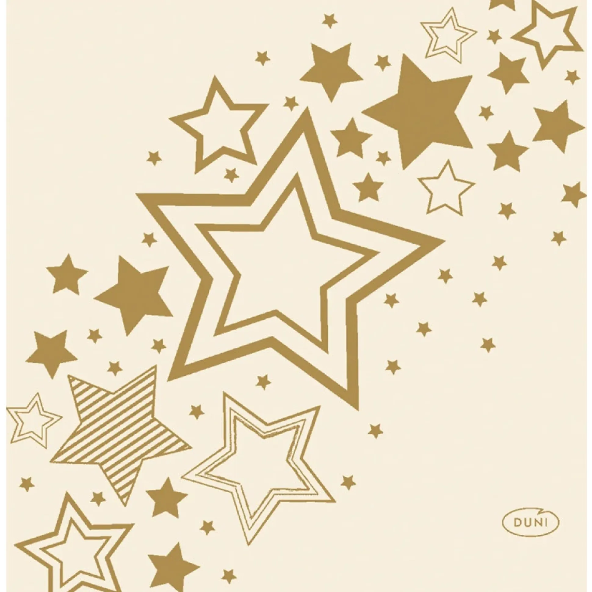 Servet 24 x 24 cm Holiday Star Cream