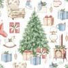 Servet 33 x 33 cm Tree and Gift
