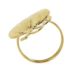 Servetring pompoen goud