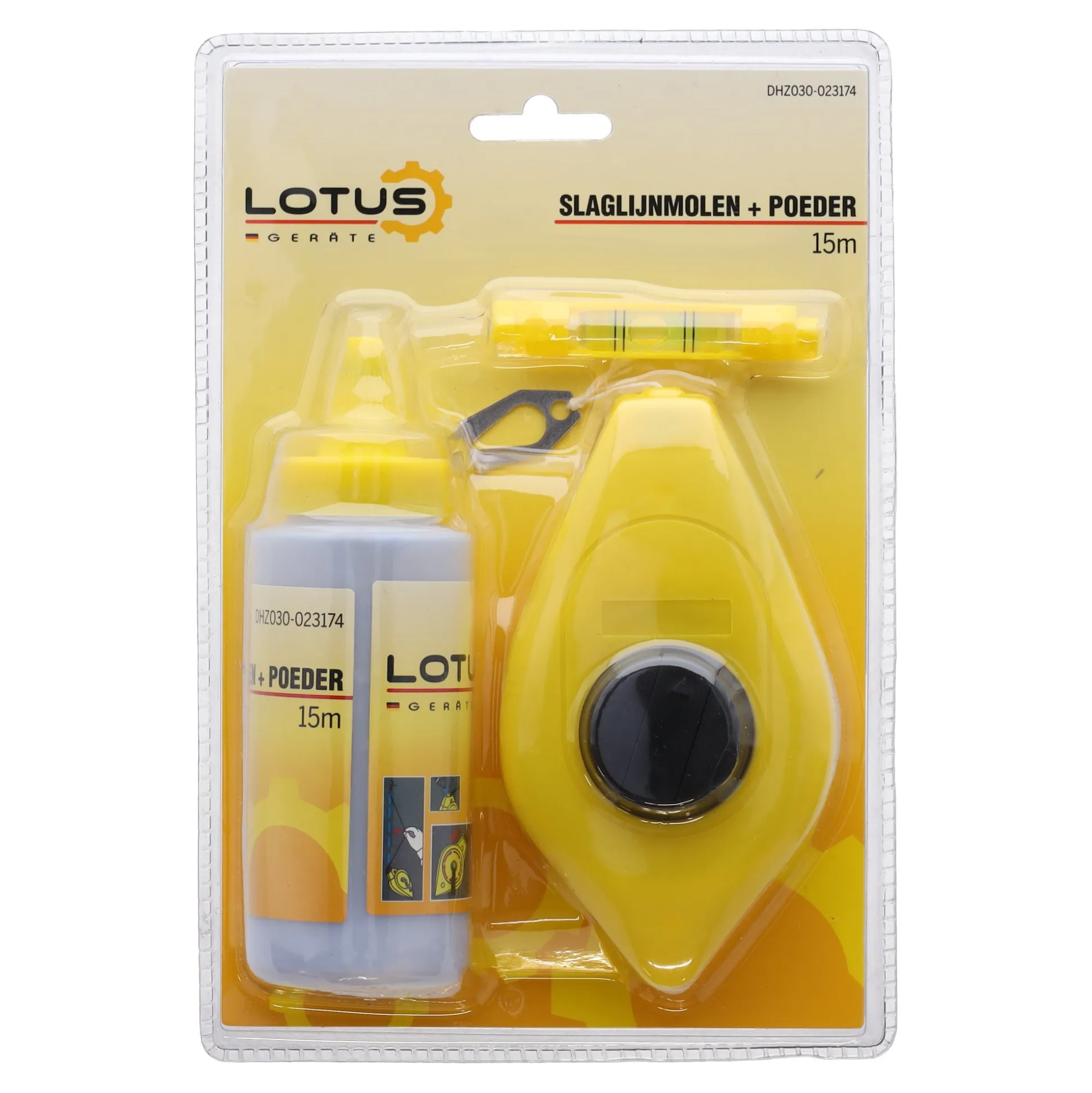 Slaglijnmolen+poeder 15M Lotus