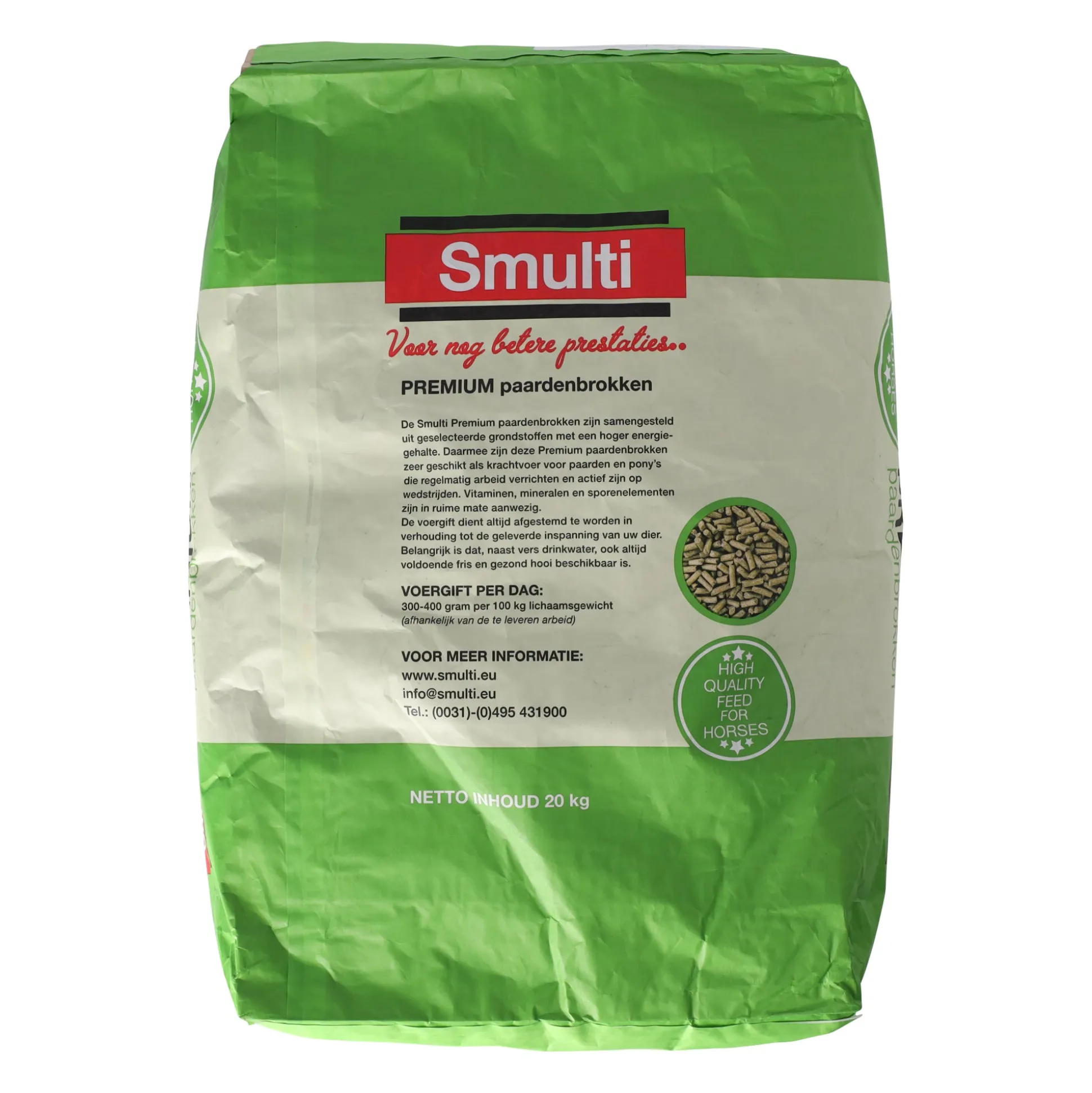 Smulti premium prestatiebrok 20kg