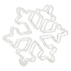 Sneeuwvlok acryl 80 LED warm wit