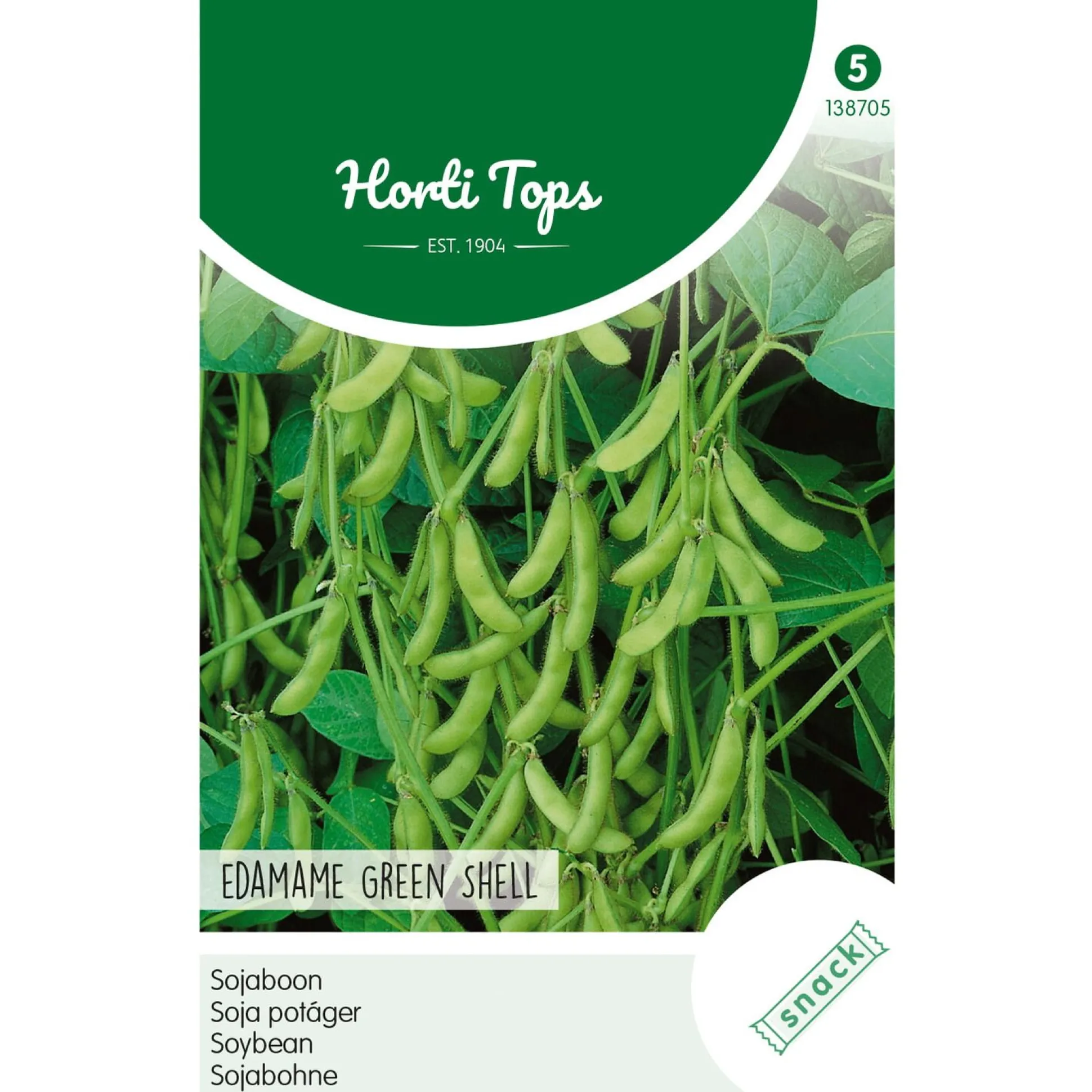 Sojabonen Edamame green shell