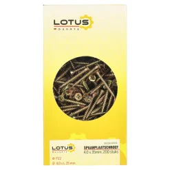 Spaanplaatschroef 4,0 x 3 5mm 200st Lotus