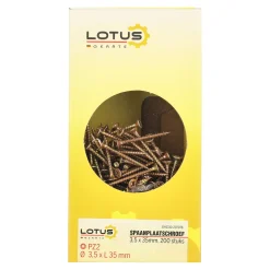 Spaanplaatschroef 3,5 x 35 mm 200st Lotus