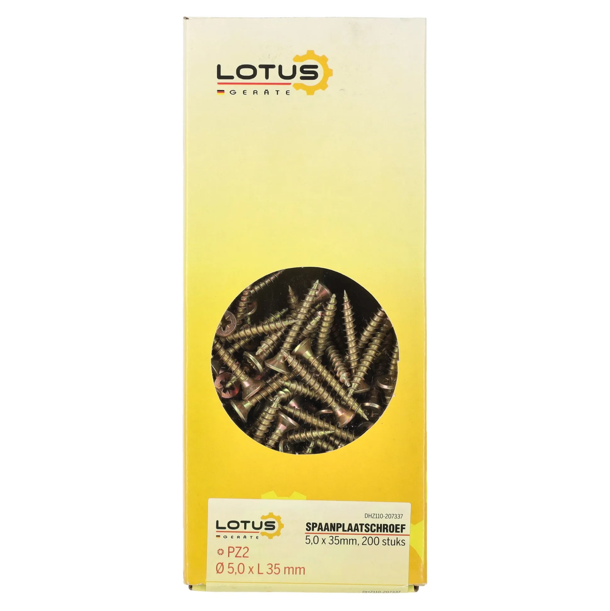Spaanplaatschroef 5,0 x 35 mm 200st Lotus
