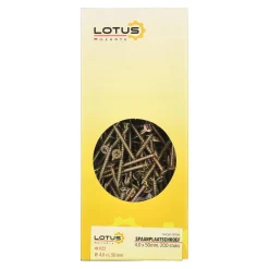 Spaanplaatschroef 4,0 x 50 mm 200st Lotus