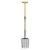 Spitvork 4 tands Atlas met steel 85cm