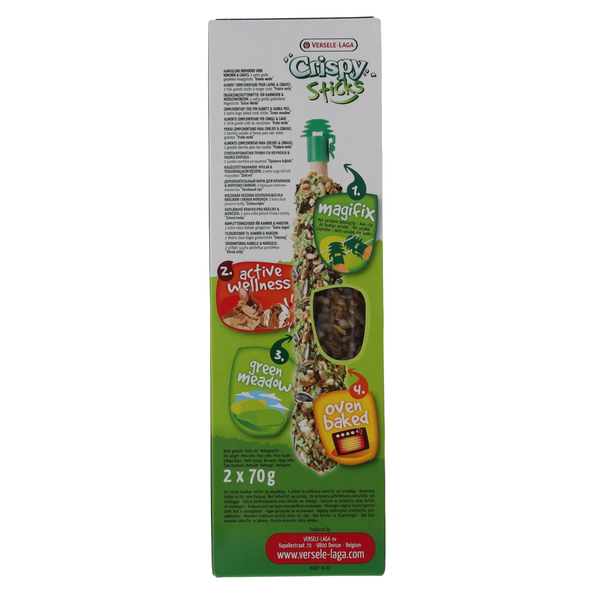 Sticks mega konijn-cavia gr. weide 2st