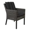 Stoel Deconta willow grey met kussen