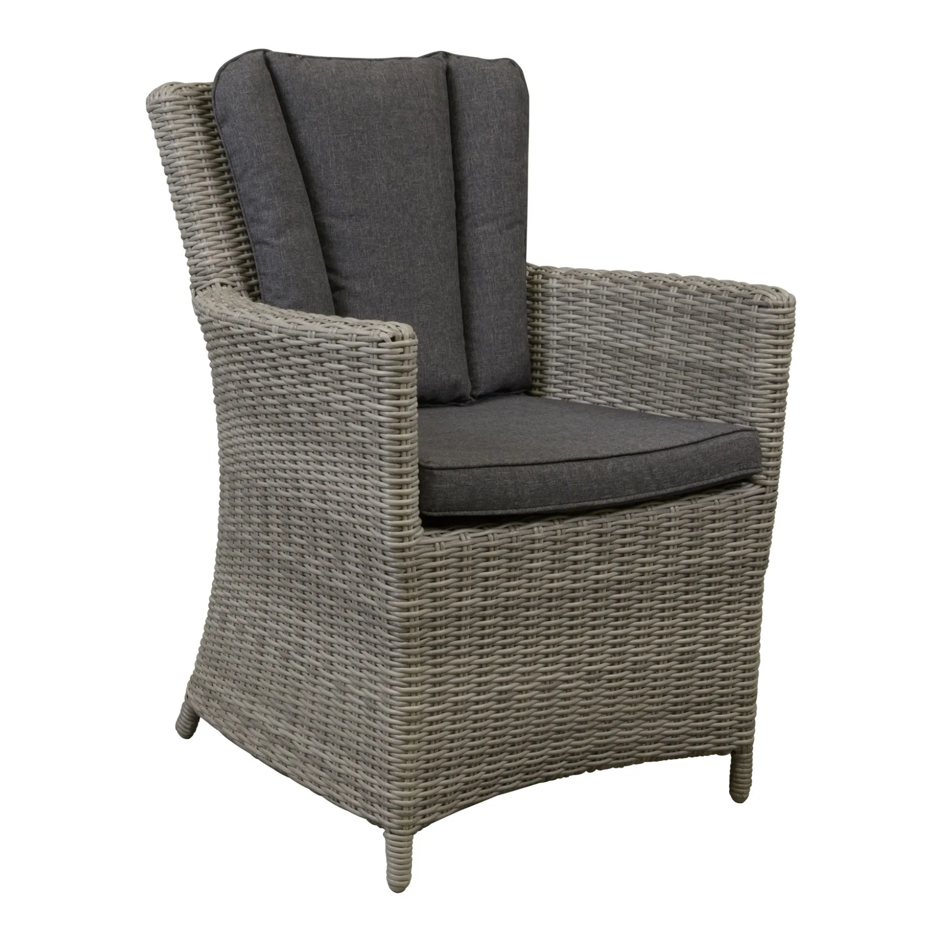 Stoel Sauro willow grey met kussen