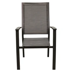Stoel stapel Casera zwart/antra