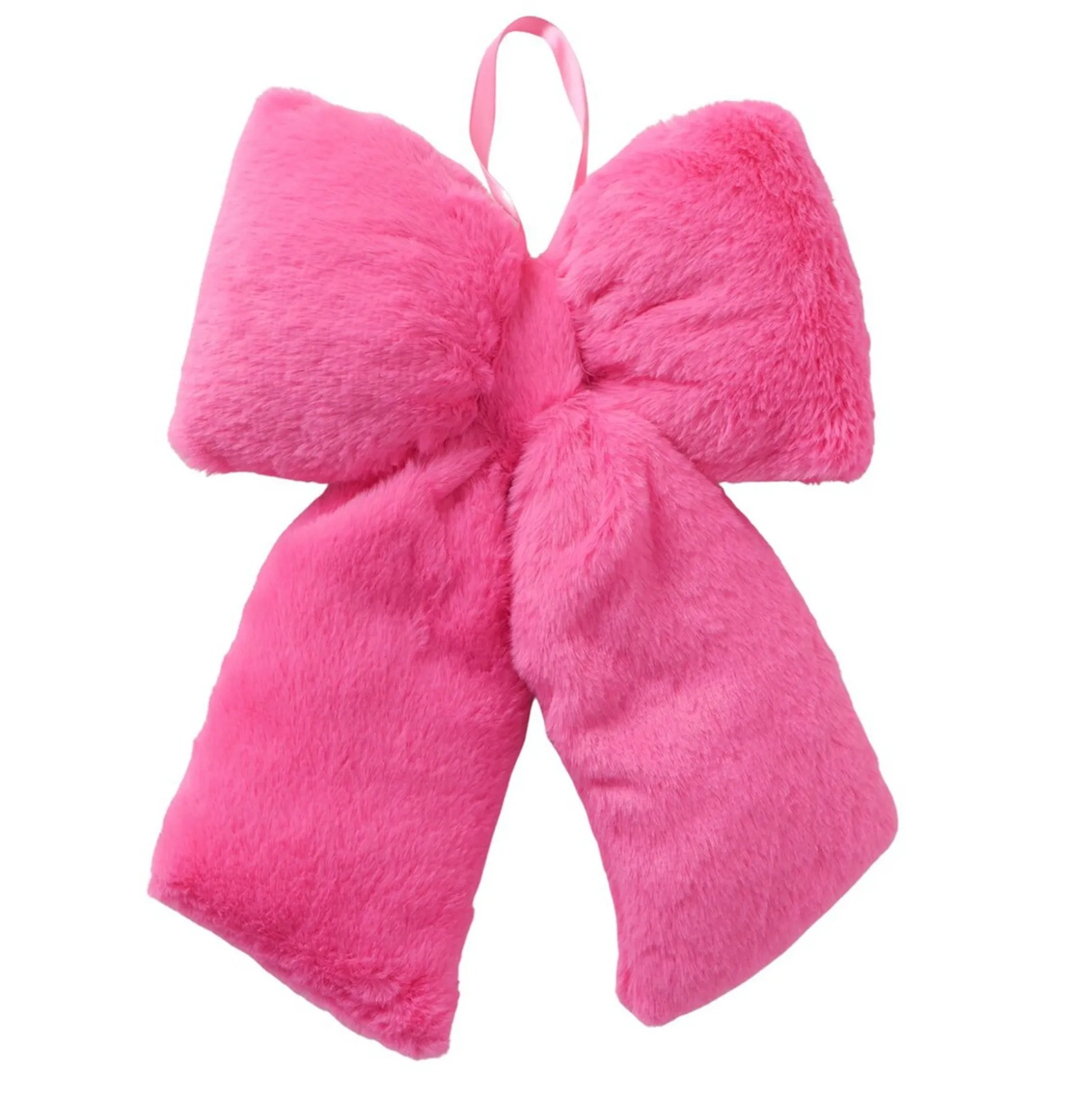 Strik Bowy fluffy roze 38x34cm