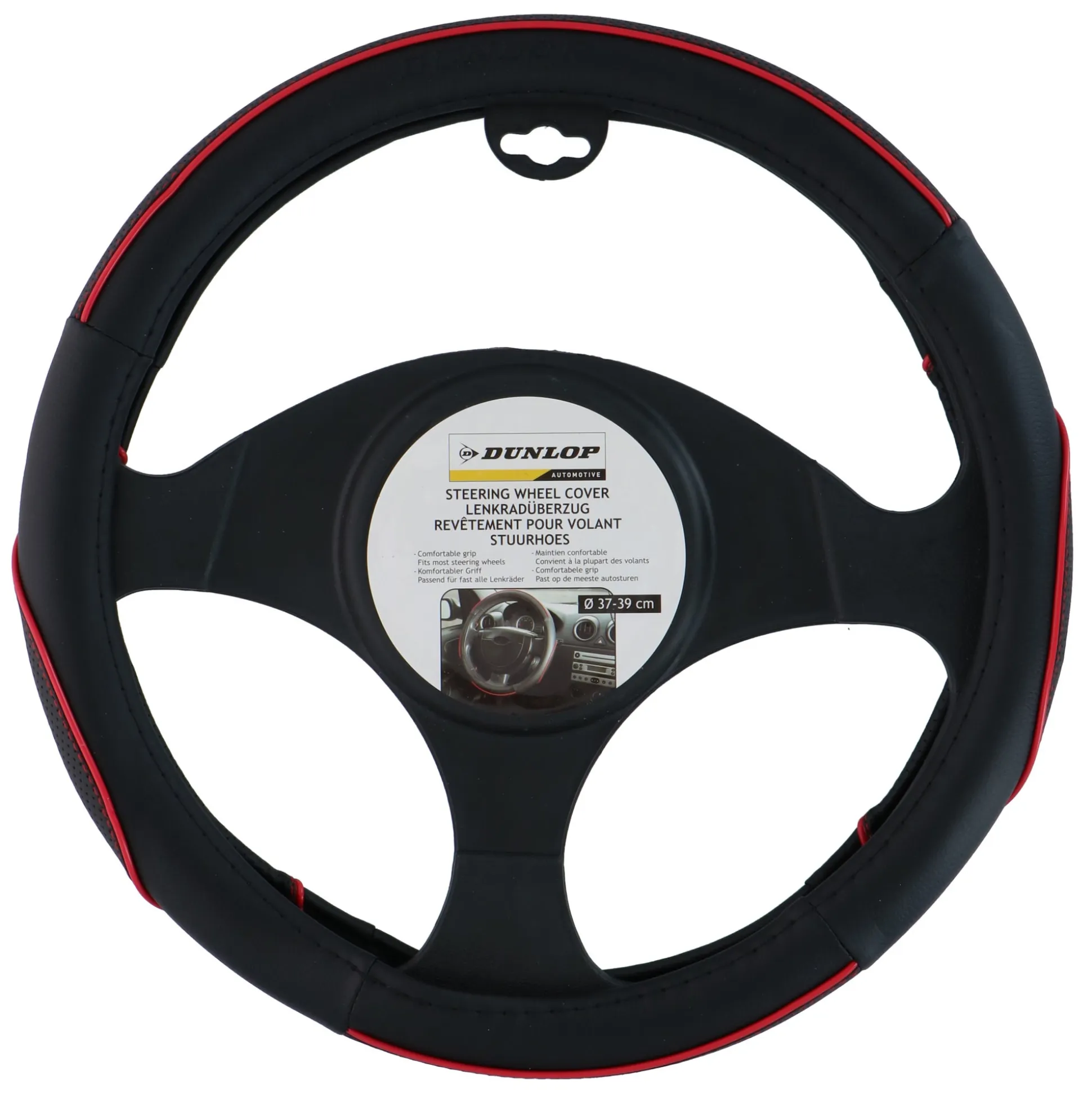 Stuurhoes 37-39cm rood PU Dunlop