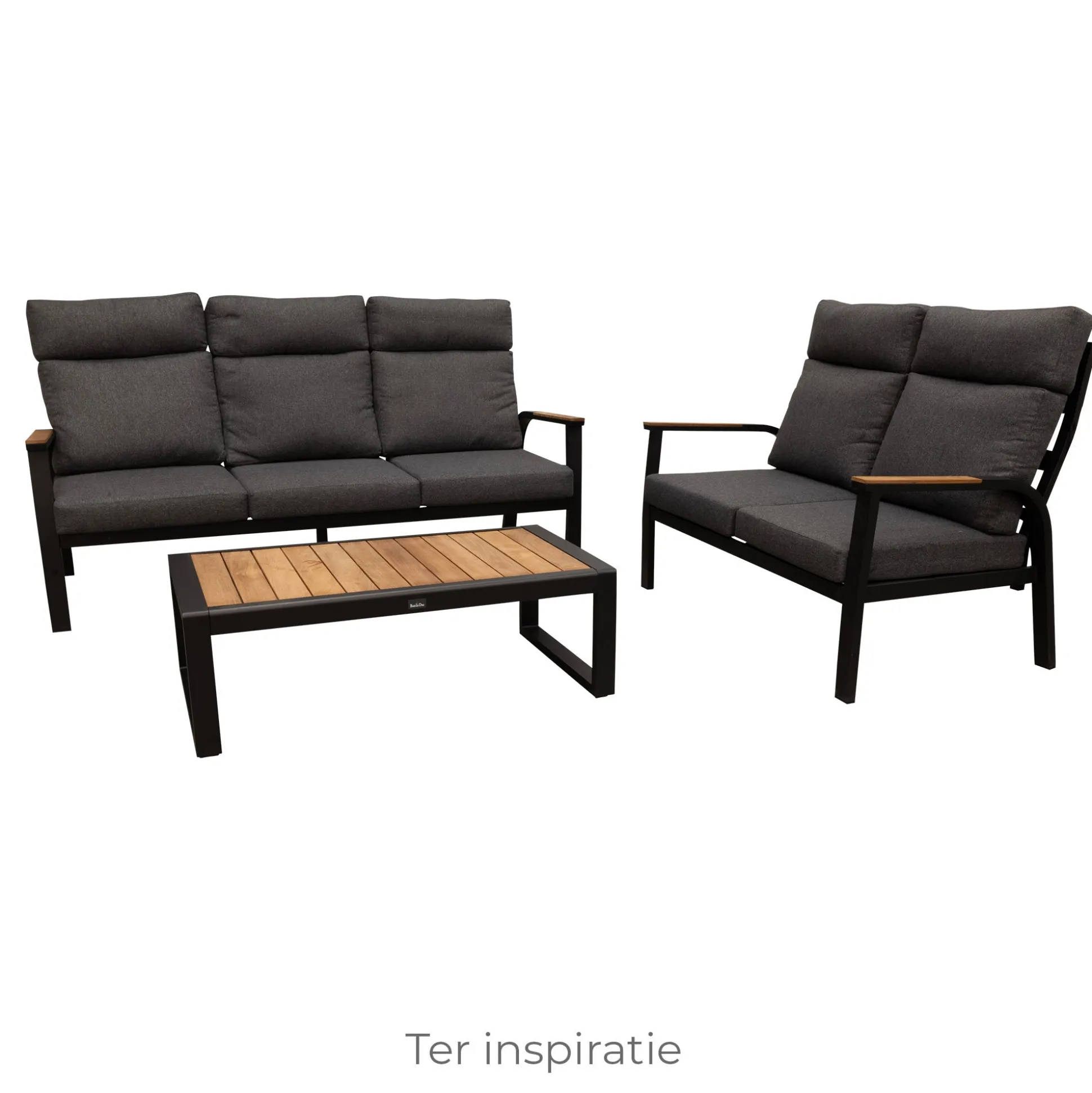Tafel Harston 113x62cm zwart