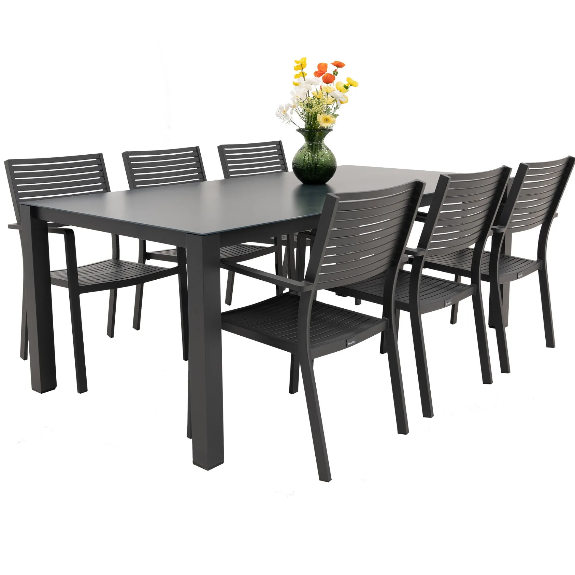 Tafel Maseria 200x100 cm Antraciet Bois le Duc