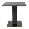 Tafel Perera 68x68cm zwart