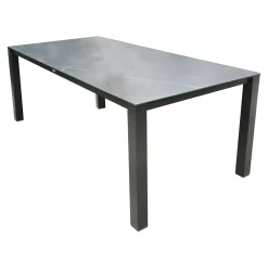 Tafel Versilia 220x100 cm Zwart Bois le Duc