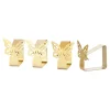 Tafelkleedklem vlinder goud 4st