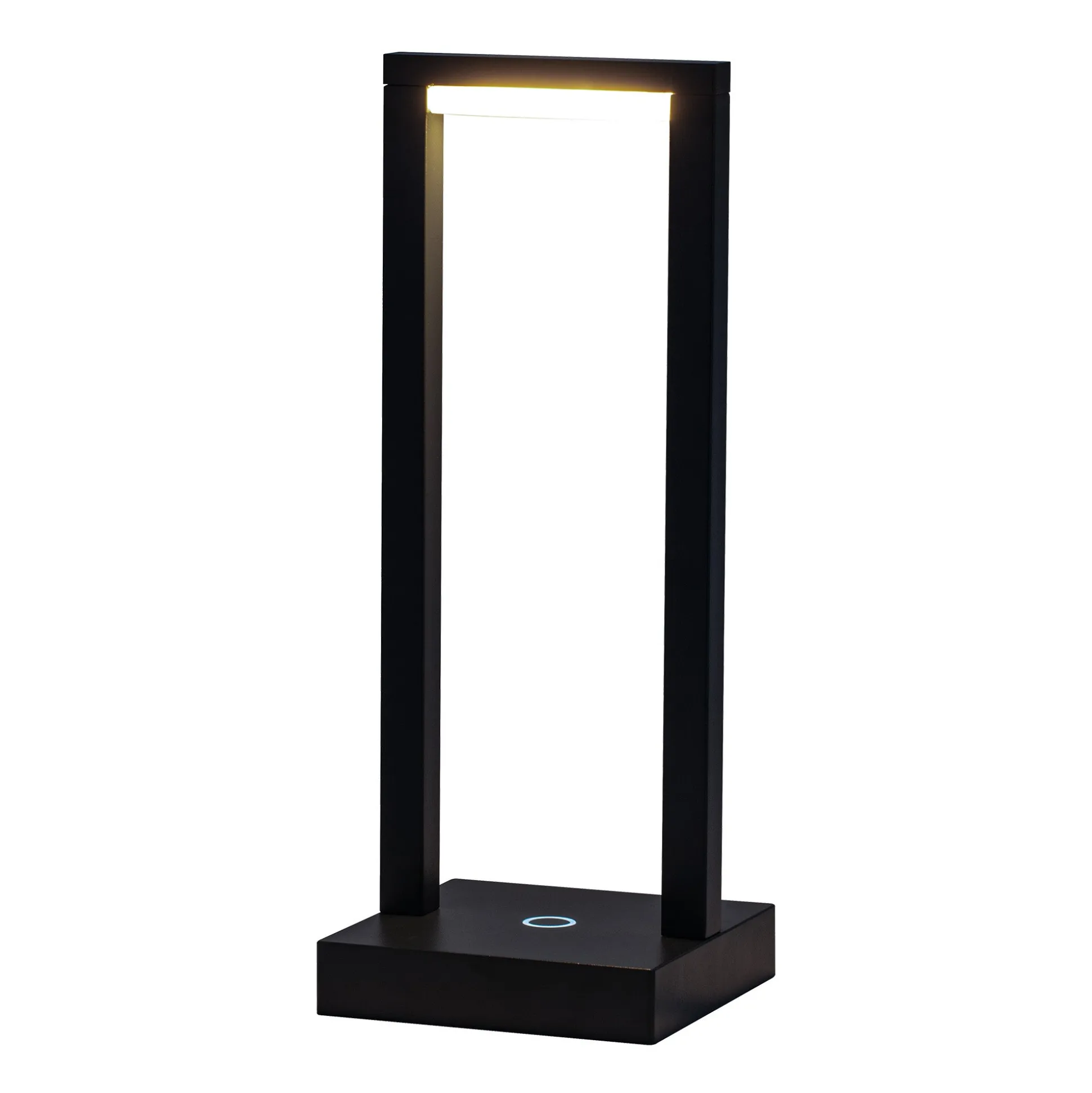 Tafellamp Fiorana LED oplaadbaar zwart