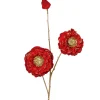 Tak bloem rood 74 cm