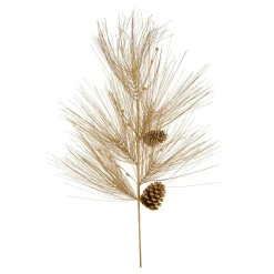 Tak dennenappel goud 117 cm