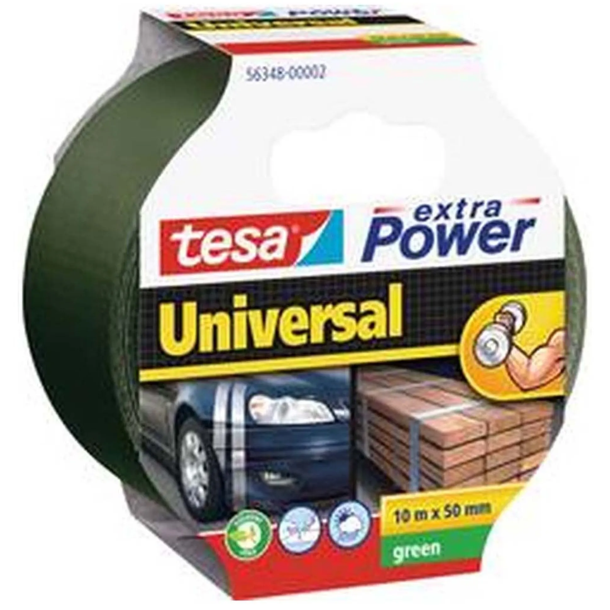 Tape Power uni 50mmx10M groen