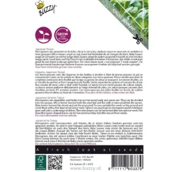 Tatsoi Microgreens Zaden Buzzy