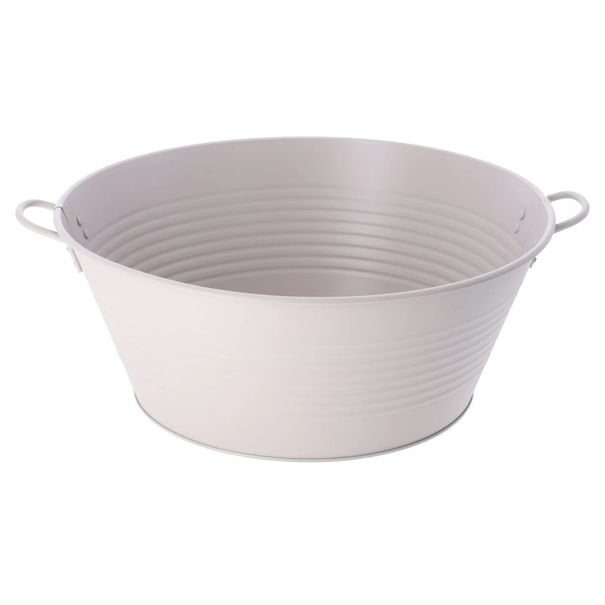 Teil hoog zink 23 cm mat taupe