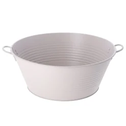 Teil zink 34 cm mat taupe