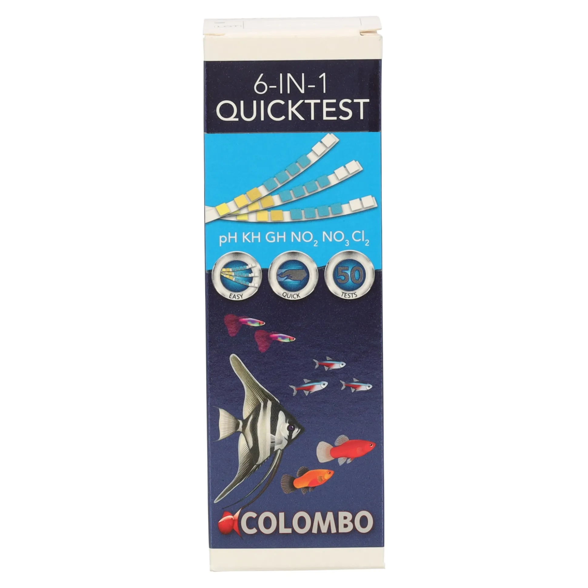 Teststrips Quicktest 6-in-1 50stuks