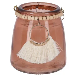 Theelichth roze 13 cm