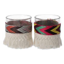 Theelichthouder glas 8 cm