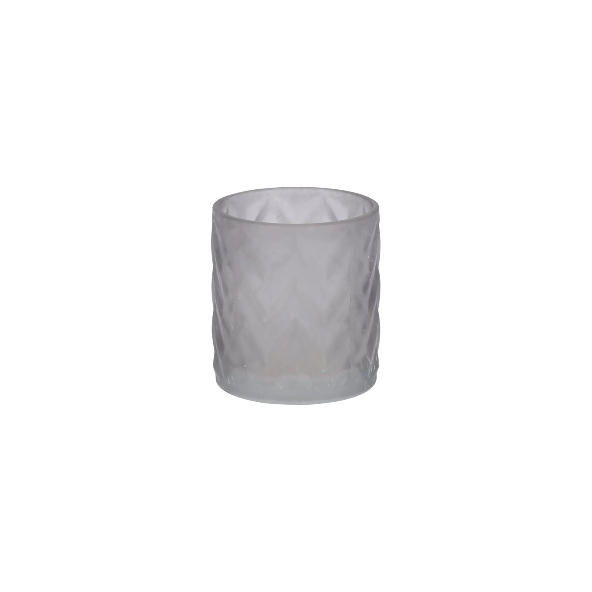 Theelichthouder glas 7 x 7 x 8 cm