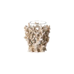 Theelichthouder koraal 8 cm