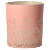 Theelichthouder pink garden 8 x 10 cm