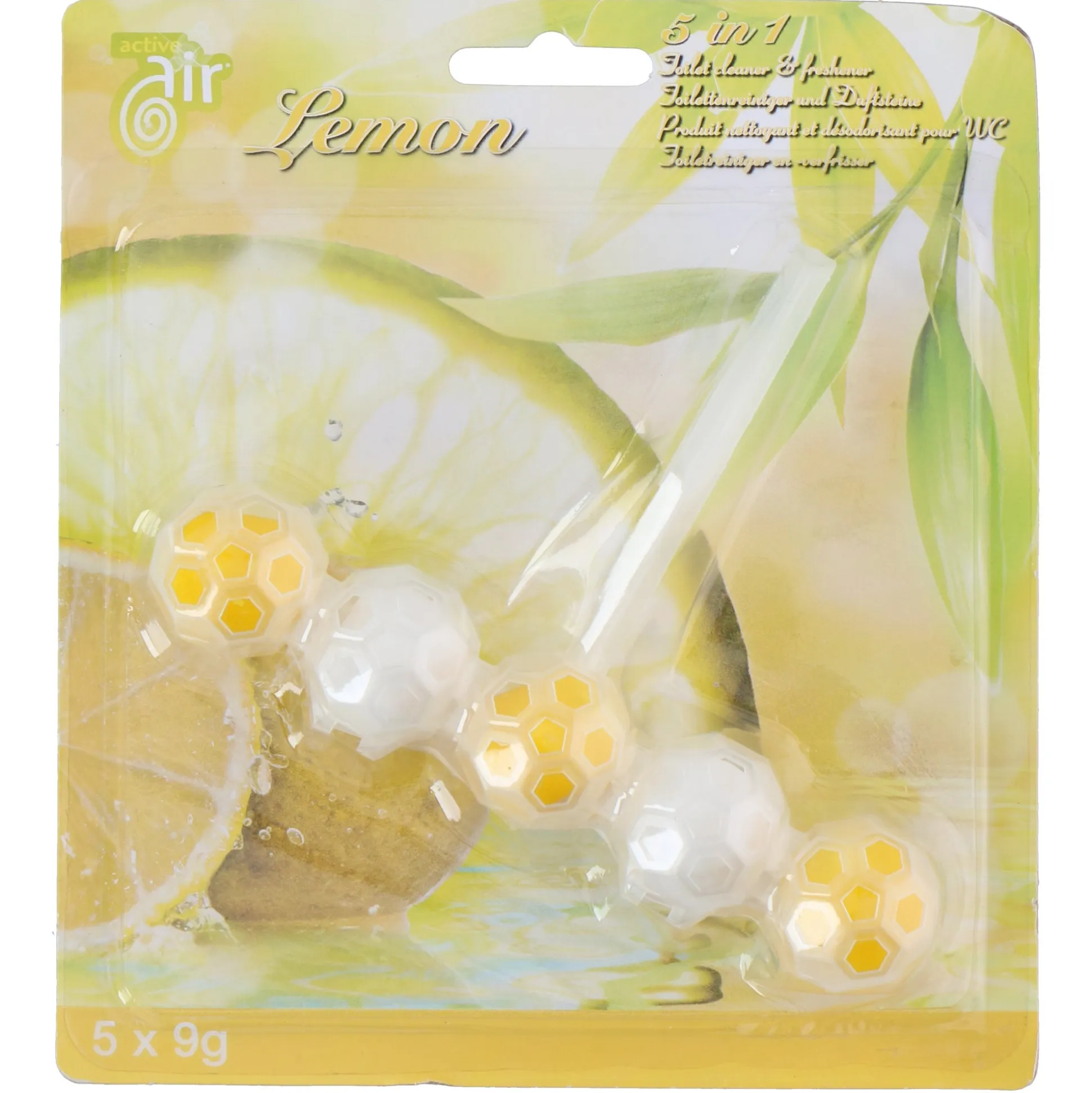 Toiletblokjes 5x9G assorti Active Air