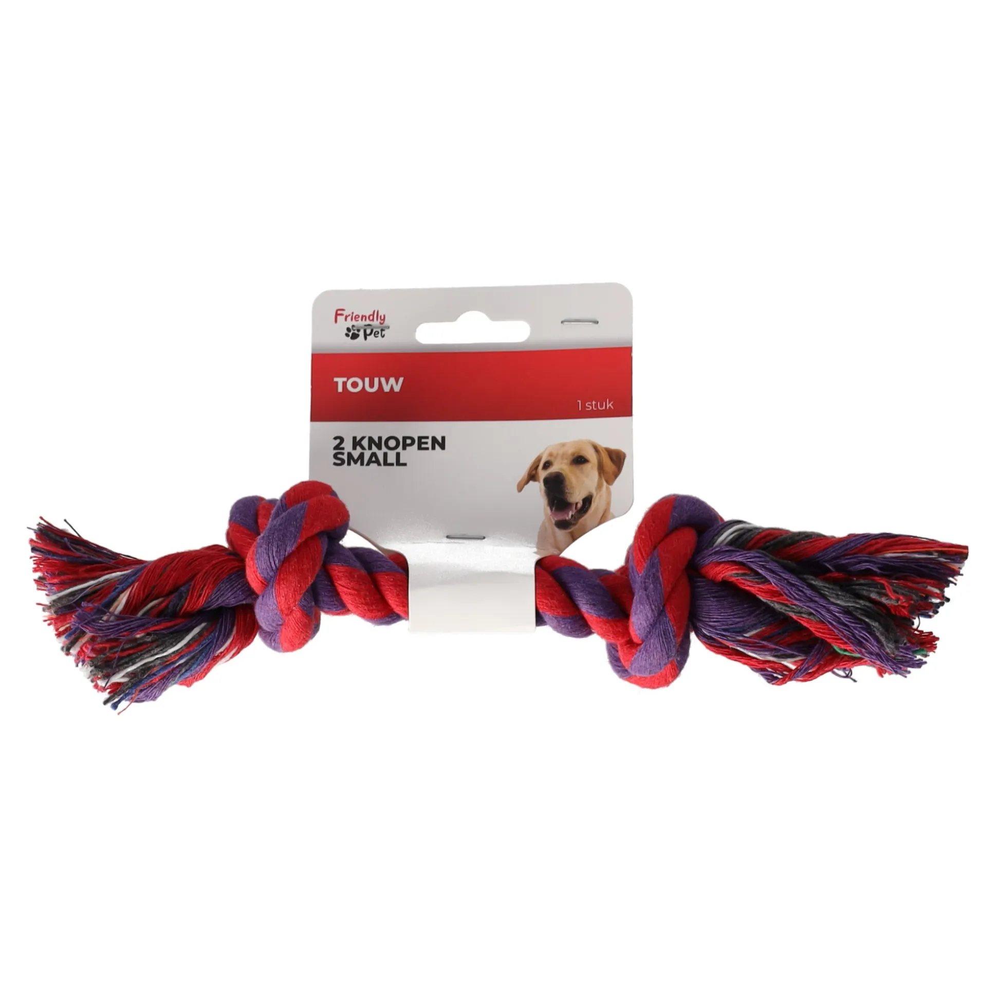 Touw hond kleur 2 knopen small