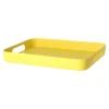 Tray bamboe 41 x 31 cm geel