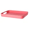 Tray bamboe 41 x 31 cm rose