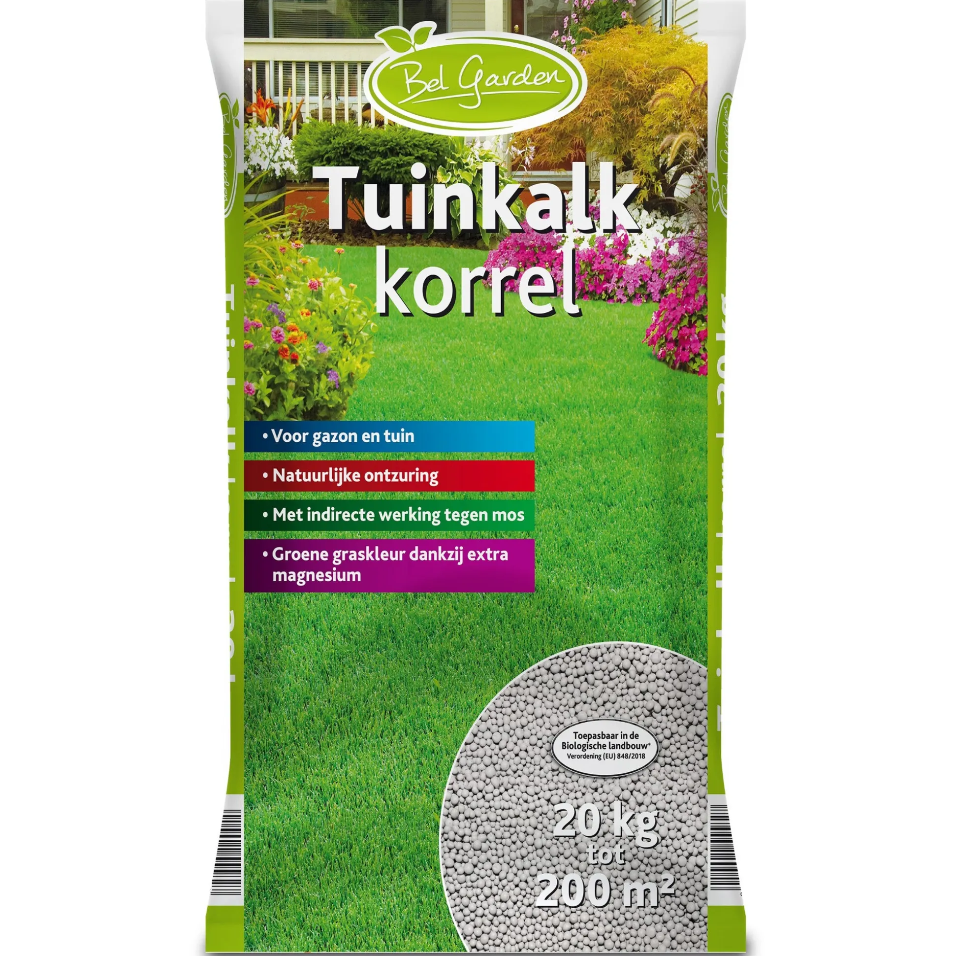Tuinkalk+magnesium 20kg Bel garden