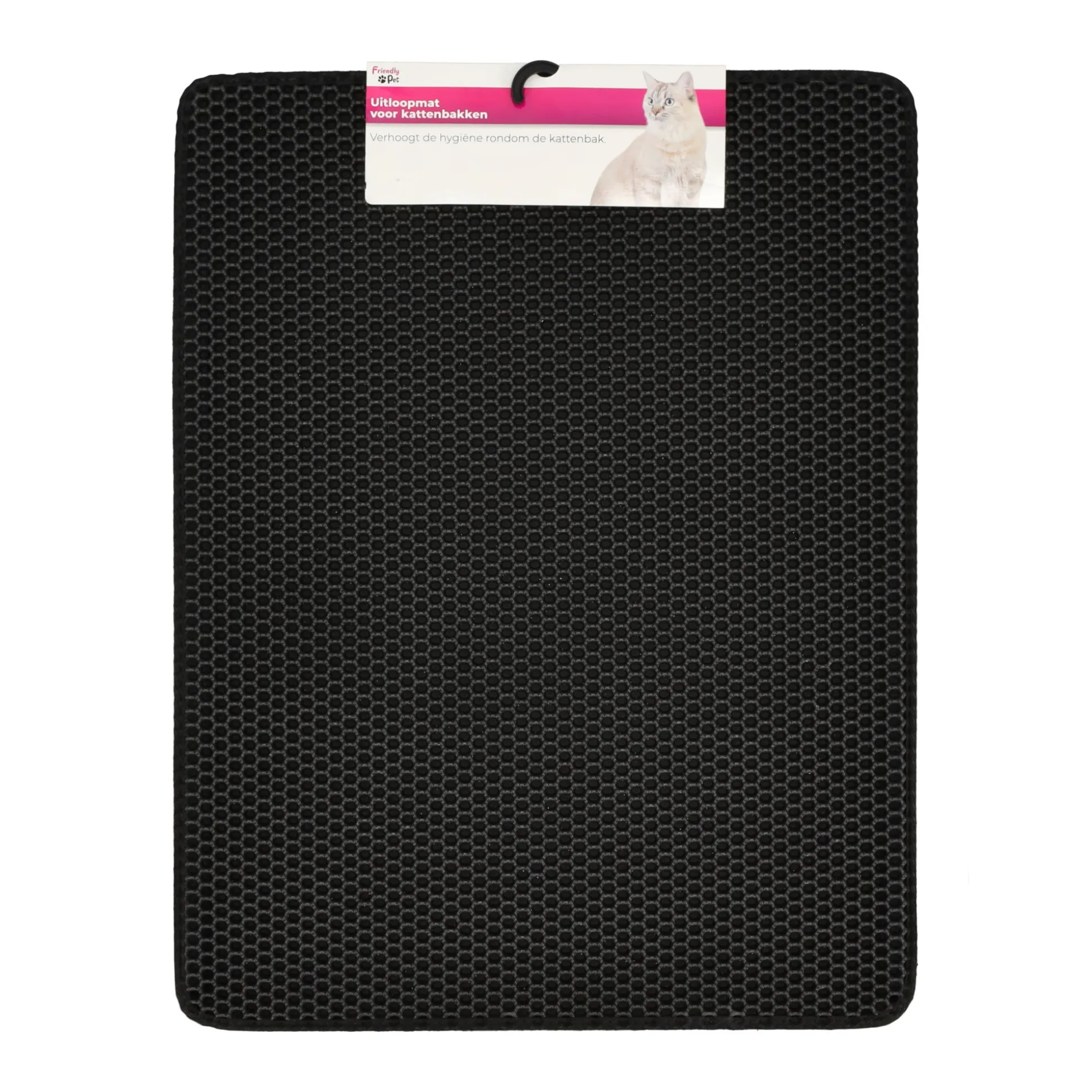 Uitloopmat ultra 60x75cm zwart Friendly Pet