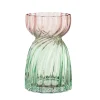 Vaas glas Alison groen 20 x 13 cm