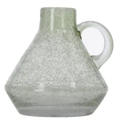 Vaas glas Cotia groen 17 cm
