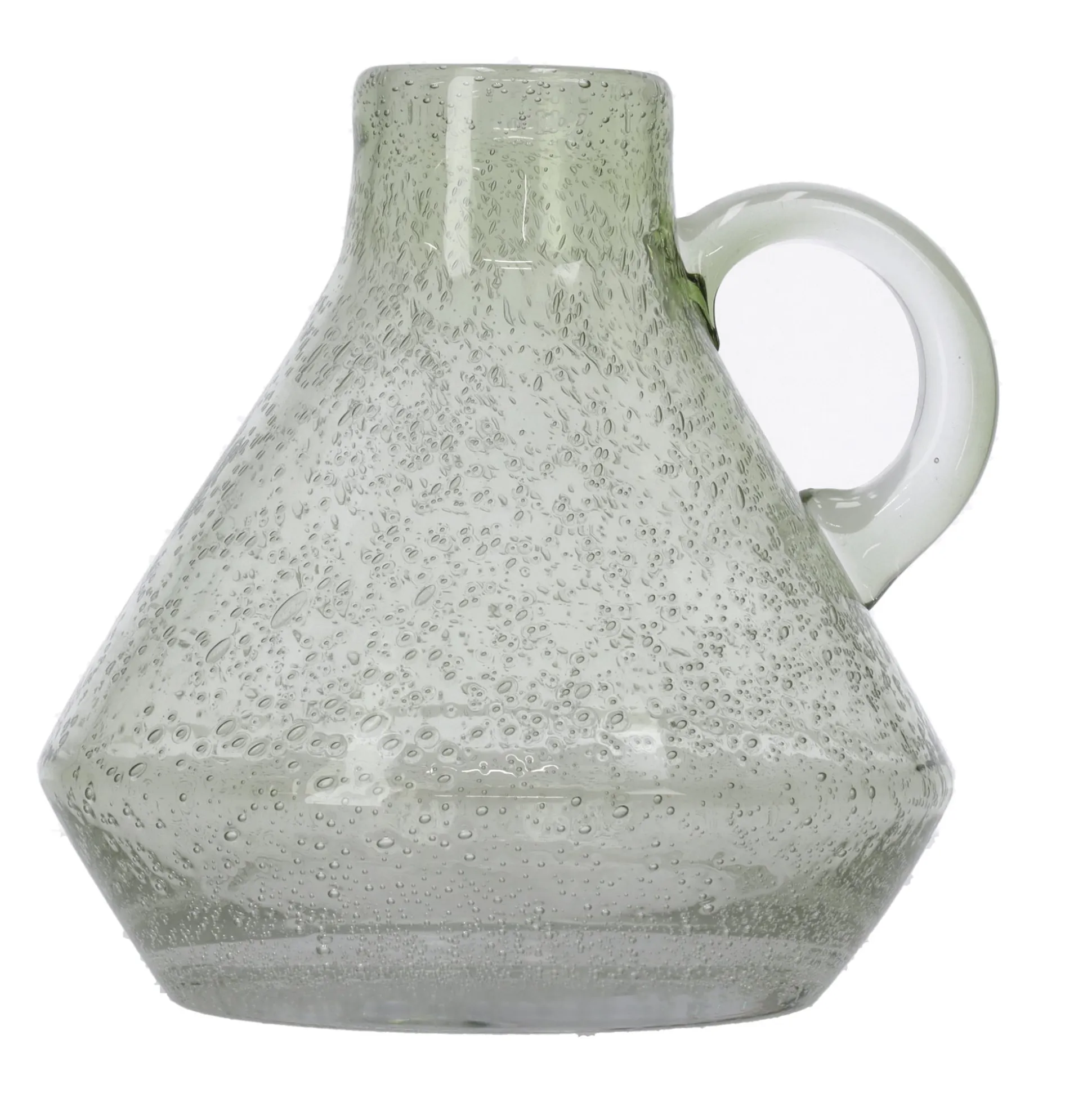 Vaas glas Cotia groen 17 cm