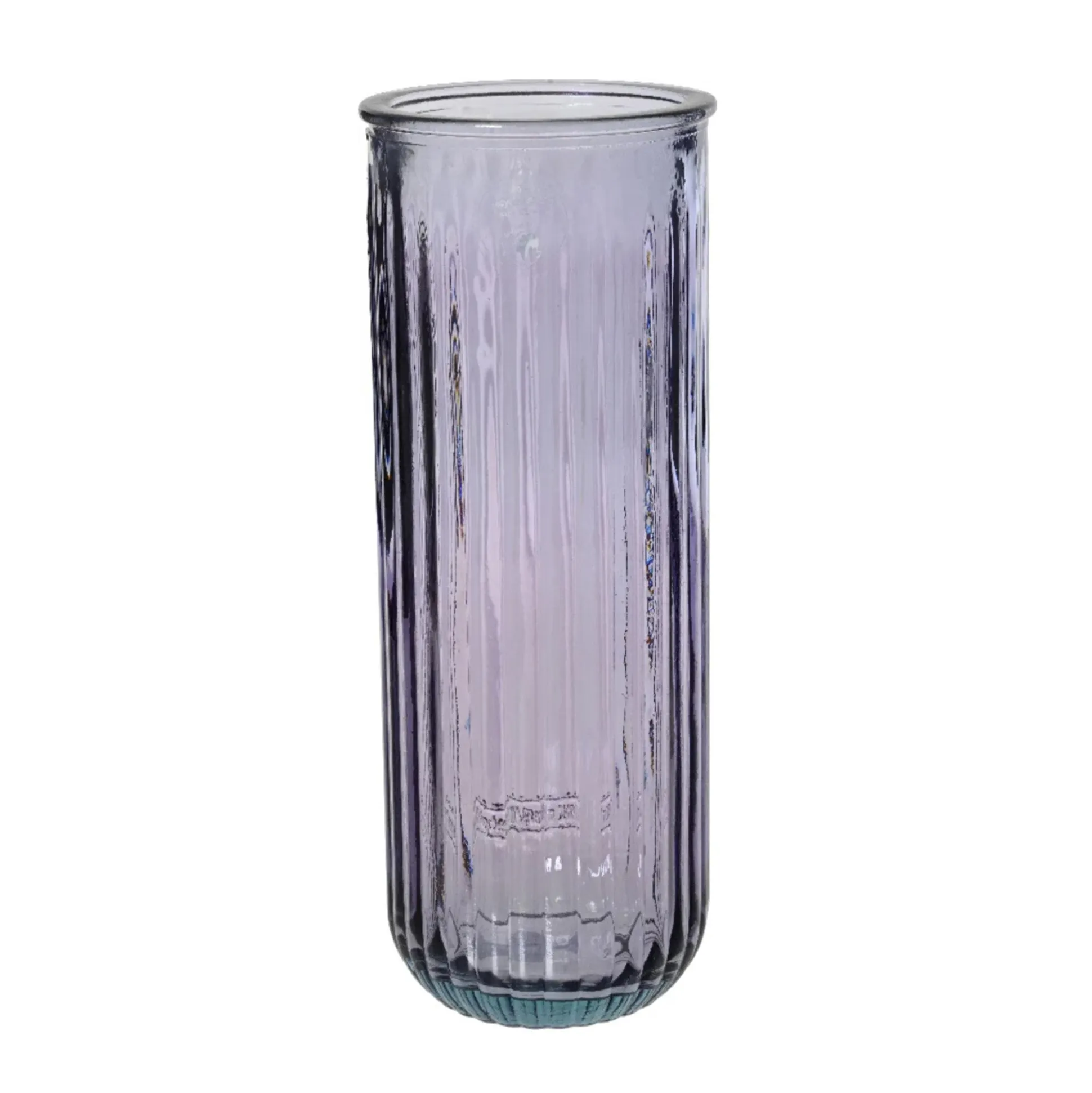 Vaas glas lila 28 cm